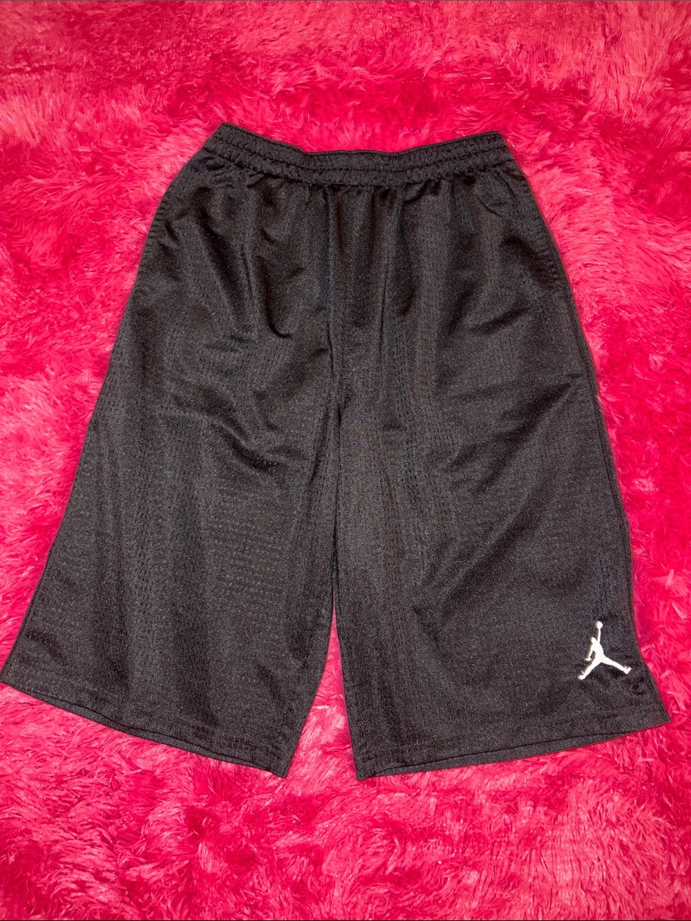 Jordan Black Boys' Jumpman Athletic Shorts